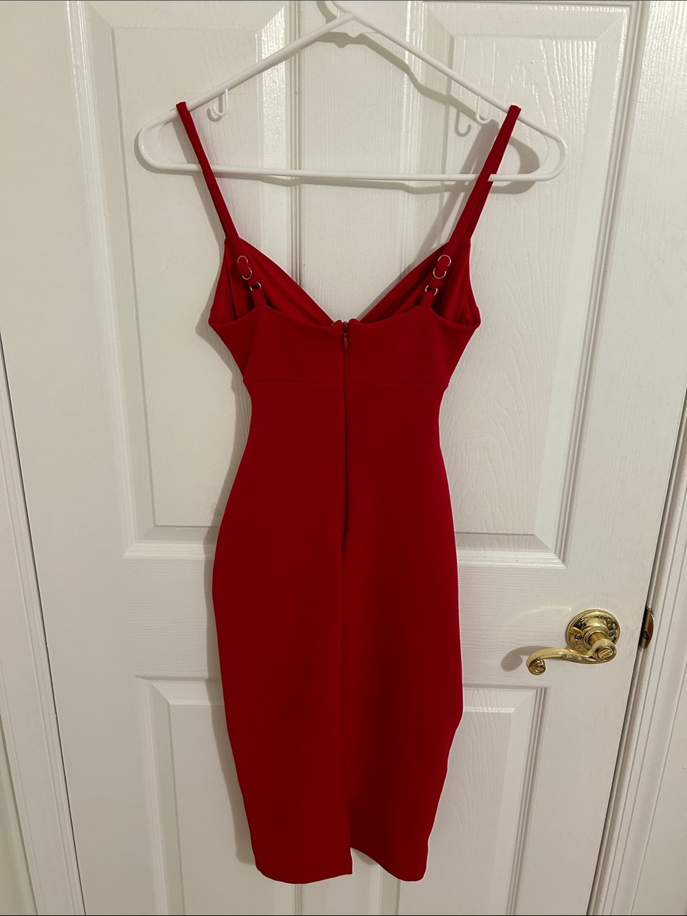Nookie x Revolve Heidi Bodycon Cut Out Dress In Red New Size AU 6, US 2, XS - Picture 9 of 13